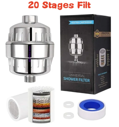 20 Stage Universal Shower Water Filter